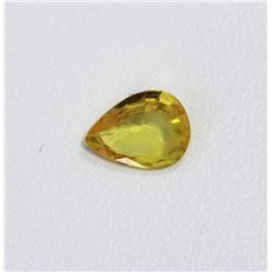 1.16ct Pear Shape Yellow Sapphire Dimension- 8.5x6.4x2.5