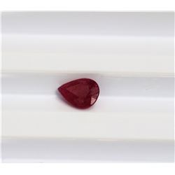 1.29ct Pear Shape Ruby Dimension- 8.1x6x3.2