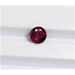 1.24ct Round Shape match Pair Ruby Dimension- 6.1x3.6