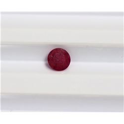 0.80ct Round Shape Ruby Dimension- 5.6x3.5
