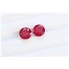 Image 1 : 4.96 ct Round Shape Ruby Pair