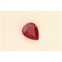 2.10ct Pear Shape Natural Burma Ruby  Dimension- 8.6x7.1x4.3
