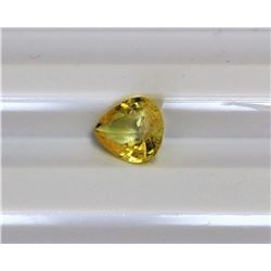 1.69ct Pear Shape Yellow Sapphire Dimension- 8.1x7x3.8
