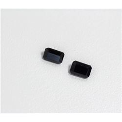 2.9ct Emerald Shape Blue Sapphire Dimension-6x7.1x3.7