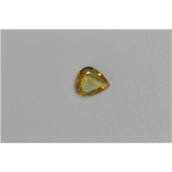 1.36ct Pear Shape Yellow Sapphire Dimension- 8.5x7.5x2.6