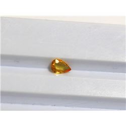 0.38ct Pear Shape Yellow Sapphire Dimension- 6x4x2