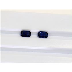 1.43ct Emerald Cut Blue Sapphire Dimension- 6.1x4.1x2.7