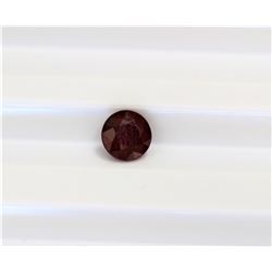 1.19ct Round Shape Ruby Dimension- 6.1x3.6