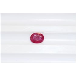 1.45ct Oval Shape Ruby Dimension- 7.8x6x3.1