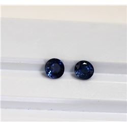 1.81ct Round Shape Blue Sapphire Dimension-5.5x3.3