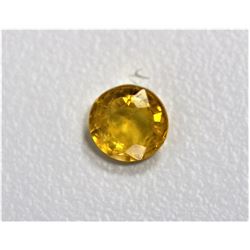 0.48ct Round Shape  Yellow Sapphire Dimension- 5x2