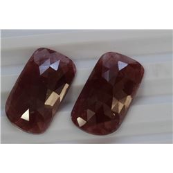 39.70ct Ruby Slice  Match Pair