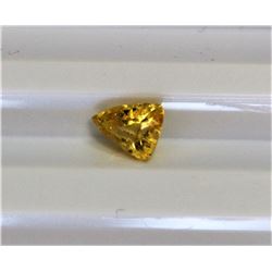 1.18ct Trillion Cut Yellow Sapphire Dimension- 7.3x5.9x4.2