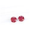 Image 1 : 9.36ct Round Shape Ruby Pair