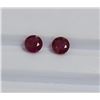 Image 1 : 2.02ct Round Shape Match Pair Ruby Dimension- 5.6x3.6