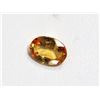 Image 2 : 0.85ct Padparadscha Yellow Sapphire  Dimension- 7.1x5.1x2.7
