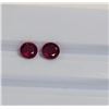 Image 2 : 1.6ct Round Shape Match Pair Ruby Dimension- 5.2x3.3