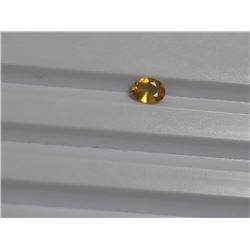 0.68ct Oval Shape Yellow Sapphire Dimension- 6x4x2