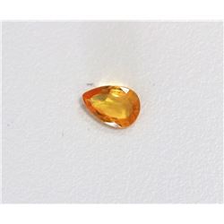 0.77ct Pear Shape Yellow Sapphire Dimension- 7x4.9x2.2