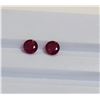 Image 1 : 1.38ct Round Shape Match Pair Ruby Dimension- 4.9x3.5