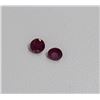 Image 2 : 1.38ct Round Shape Match Pair Ruby Dimension- 4.9x3.5