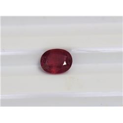 2.47ct Oval Shape Ruby Dimension- .8x7.5x4.2
