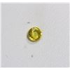 Image 1 : 0.57ct Round Shape  Yellow Sapphire Dimension-5x2.8
