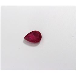 1.18ct Pear Shape Ruby Dimension- 8.1x5.8x2.6