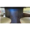 Image 8 : Large Round Natural Stone Table (54" Diameter) w/4 Chairs