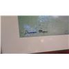 Image 3 : Framed Print: 2 Men in Canoe, Artist Damon Moss (38.5" X 29")