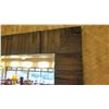 Image 3 : Rustic Dark-Stained Natural Wood Mirror, 40" x 30"
