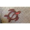 Image 1 : Decorative Wooden Turtle Wall Décor, Approx. 21" L
