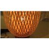 Image 2 : Woven Lamp, 15" Tall