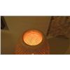Image 3 : Woven Lamp, 15" Tall
