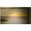 Image 13 : Extremely Large Acrylic Painting, Diamond Head/Waikiki, 121.5" x 73", Captioned "Waikiki Beach, Diam