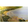 Image 16 : Extremely Large Acrylic Painting, Diamond Head/Waikiki, 121.5" x 73", Captioned "Waikiki Beach, Diam
