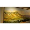 Image 9 : Extremely Large Acrylic Painting, Diamond Head/Waikiki, 121.5" x 73", Captioned "Waikiki Beach, Diam