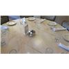 Image 3 : Large Round Natural Stone Table (5ft Dia. ) w/ 8 Chairs
