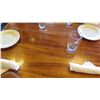 Image 3 : Natural Koa Wood Table w/Rounded Base, 44" X 36"