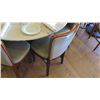 Image 8 : Round Marble Table w/Round Base (53.5" Dia.) w/6 Chairs