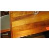 Image 2 : Natural Koa Wood Table w/Rounded Base (46" x 29") w/2 Chairs
