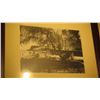 Image 2 : Framed Black & White Print: Waikiki with Canoe 15" x 17"