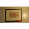 Image 2 : Framed Fish Print 12" x 15"