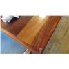 Image 8 : Natural Koa Wood Table w/Rounded Base (44" X 36") w/4 Chairs