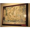 Image 1 : Framed Vintage Matson Print: Random's Fall Foliage Tour 1960 15" x 21.5"