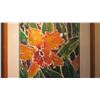 Image 2 : Framed Original Water Color, Yellow Orchid 32x26, Artist-Signed
