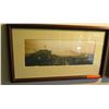 Image 1 : Framed B&W Print: Cross Over Diamond Head 22.5" x 13"