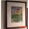 Image 1 : Framed Watercolor: Chapel 22" x 17.5", Artist-Signed