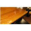 Image 2 : Wooden Bar Height Table (54"x 27") w/6 Padded Bar Stools