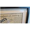 Image 2 : Framed Memorabilia - Article "Ryan's Grill Opening" (1983) 16.5" x 9"
